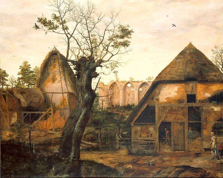 Cornelis van Dalem Landscape with Farm Germany oil painting art
